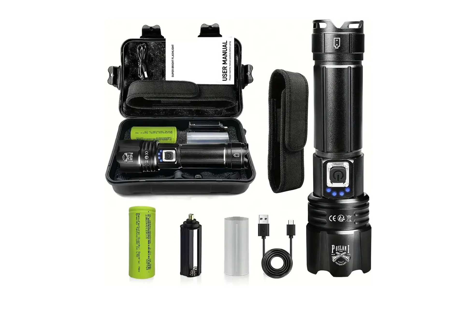 LED Taschenlampe mit XHP70.2 LED Chip