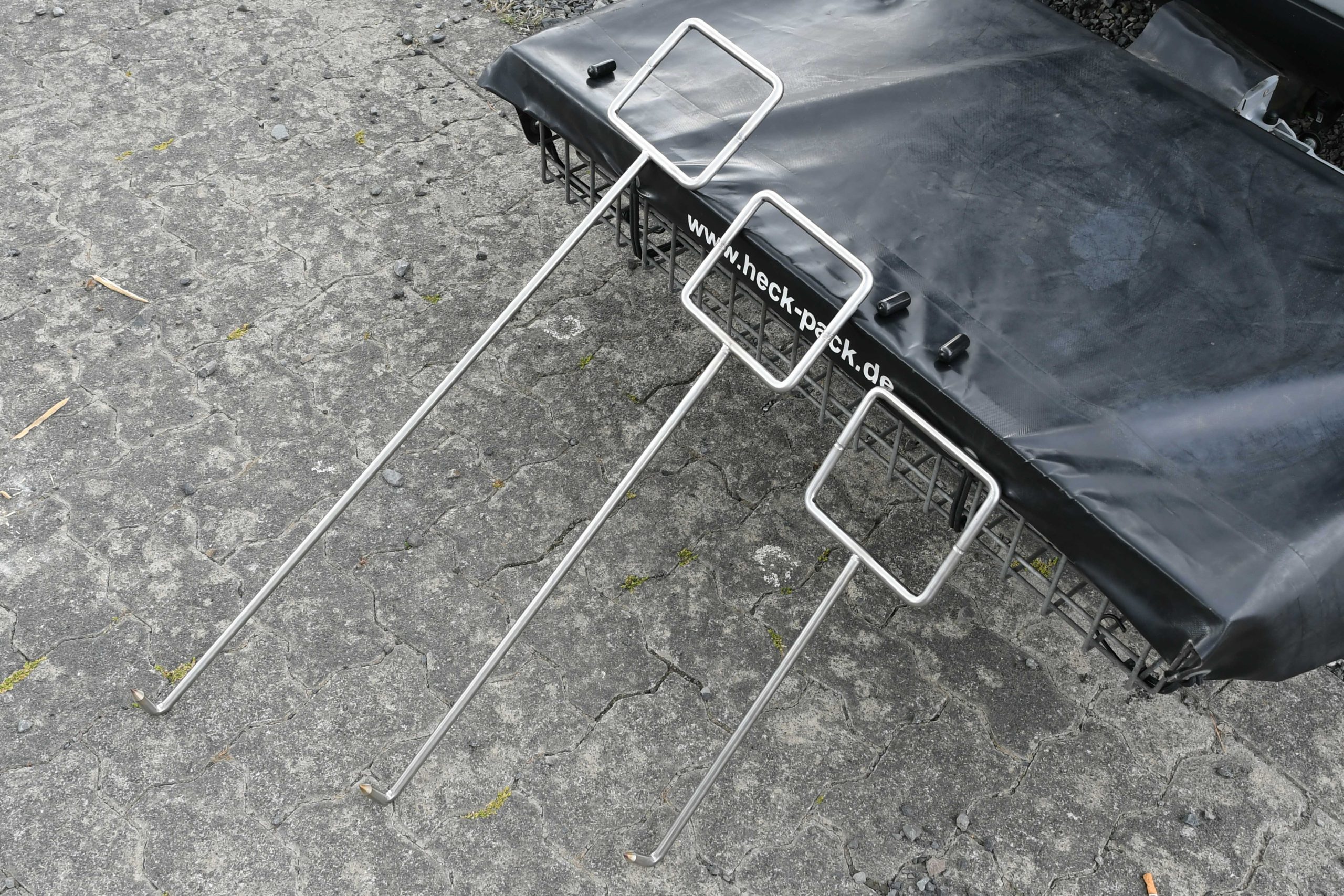 Wildbergehaken aus Edelstahl - Länge 40cm