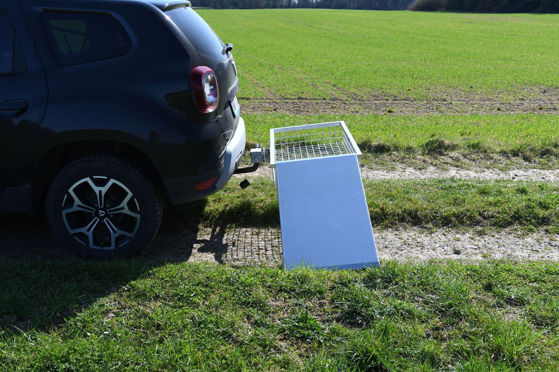 Bergerampe aus Aluminiumblech 600mm