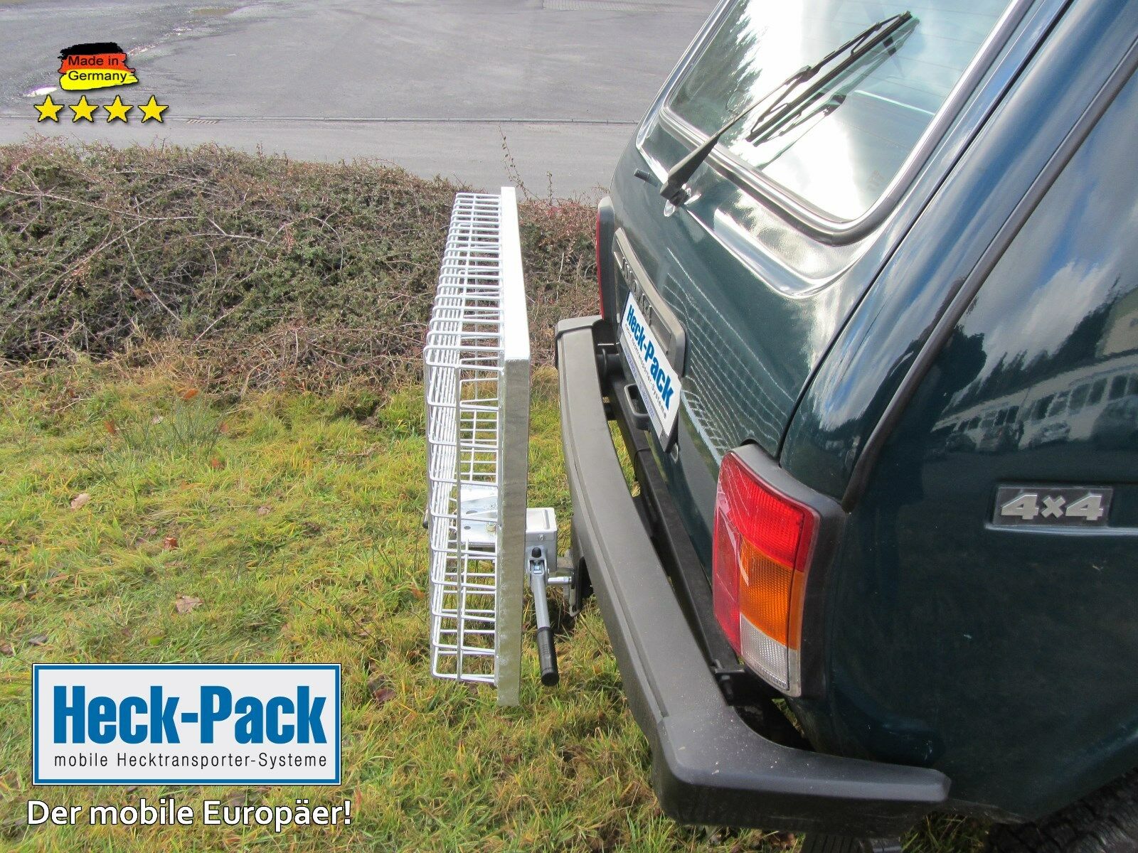 Hochklappvorrichtung für Hecktransporter, komplett aus Edelstahl