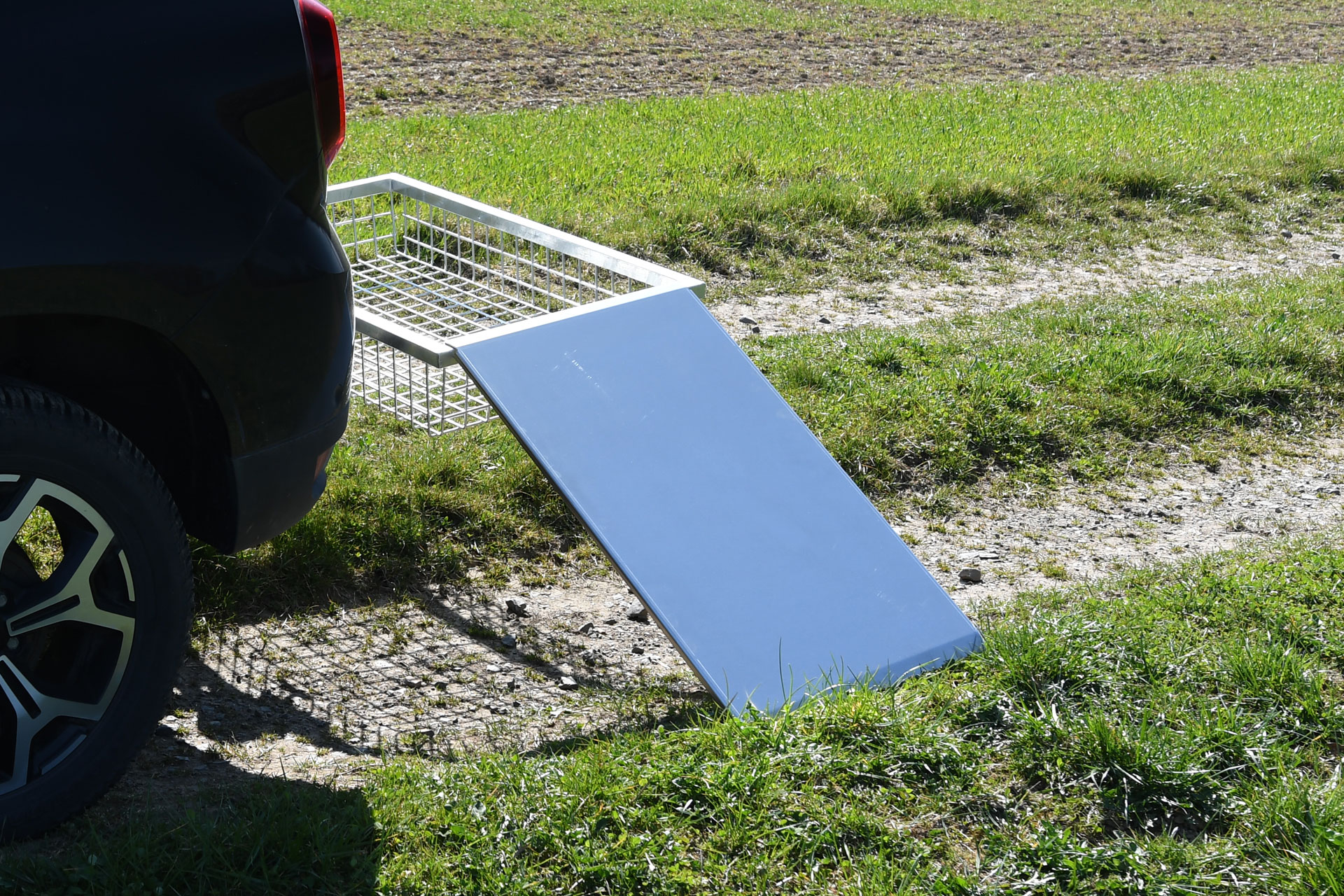 Bergerampe aus Aluminiumblech 600mm