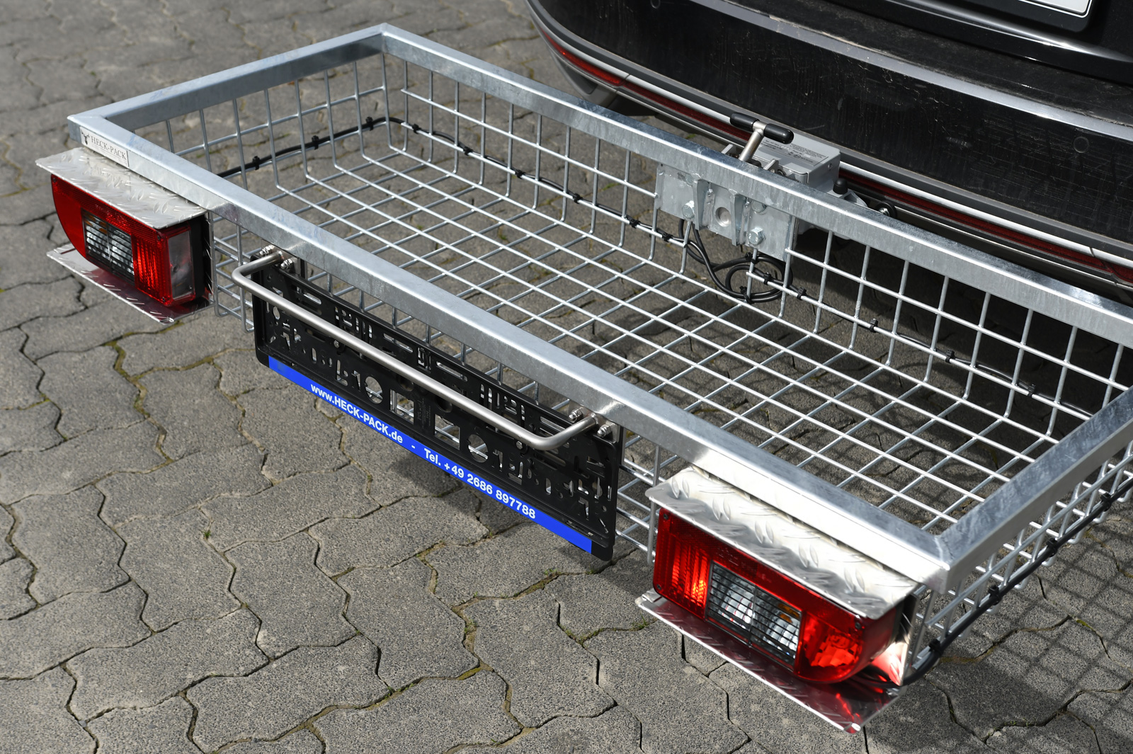 Hecktransporter Ergo-Hebegriff Edelstahl