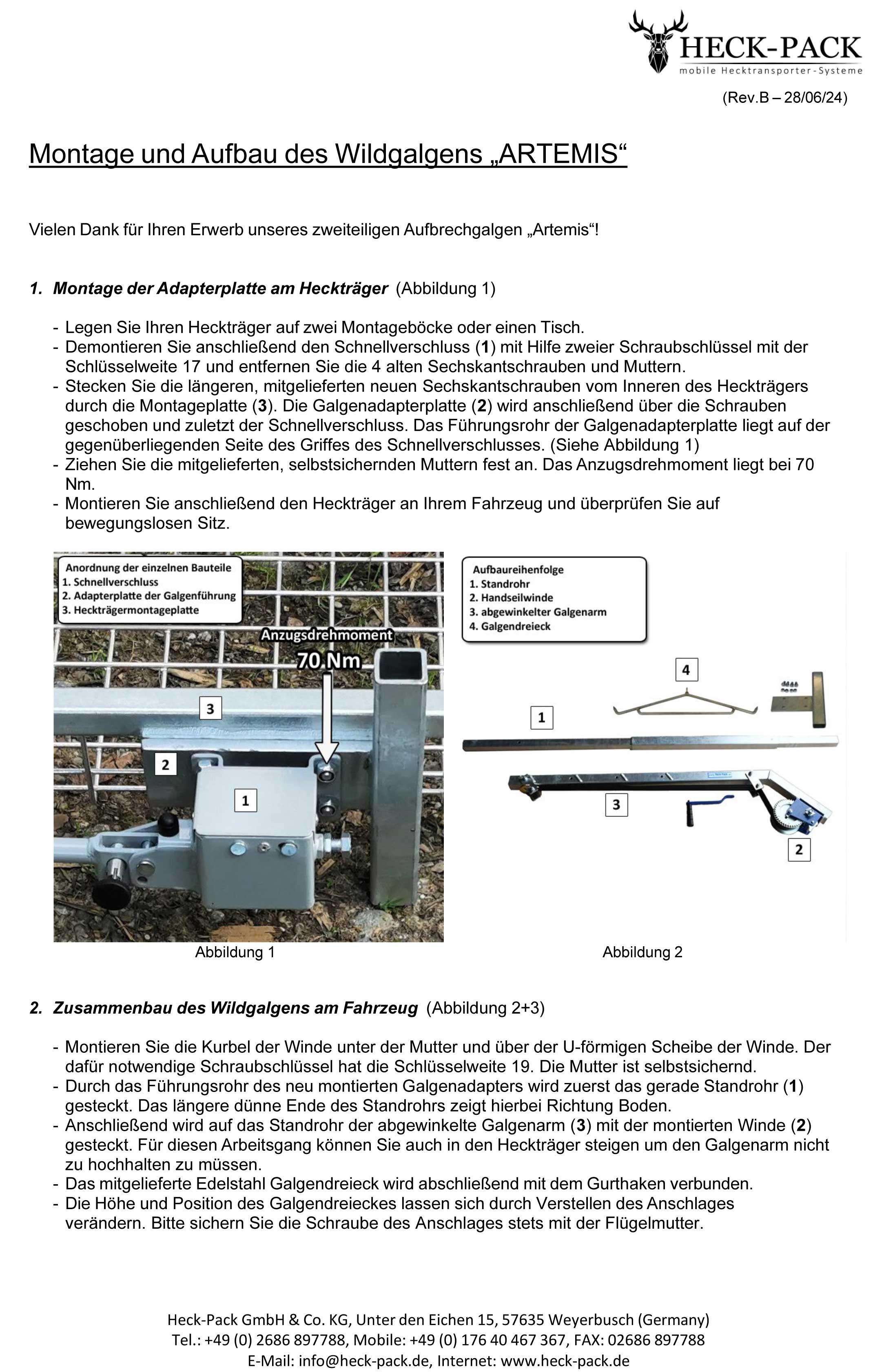 Hochklappvorrichtung