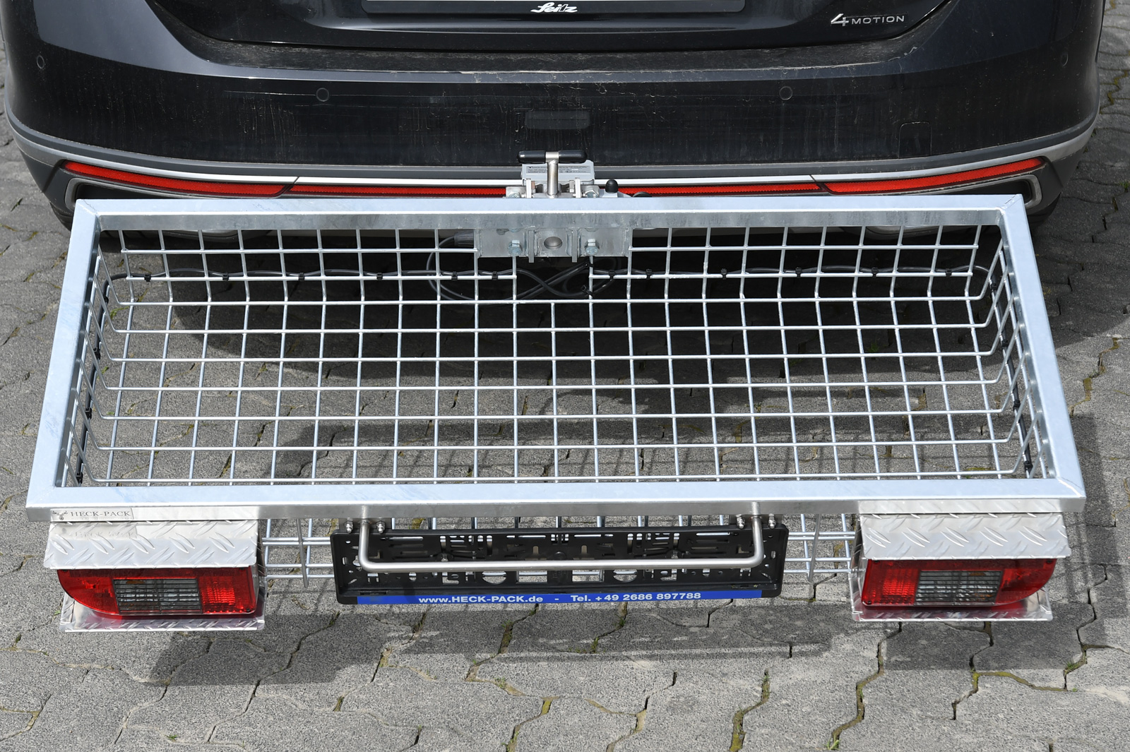 Hecktransporter Ergo-Hebegriff Edelstahl