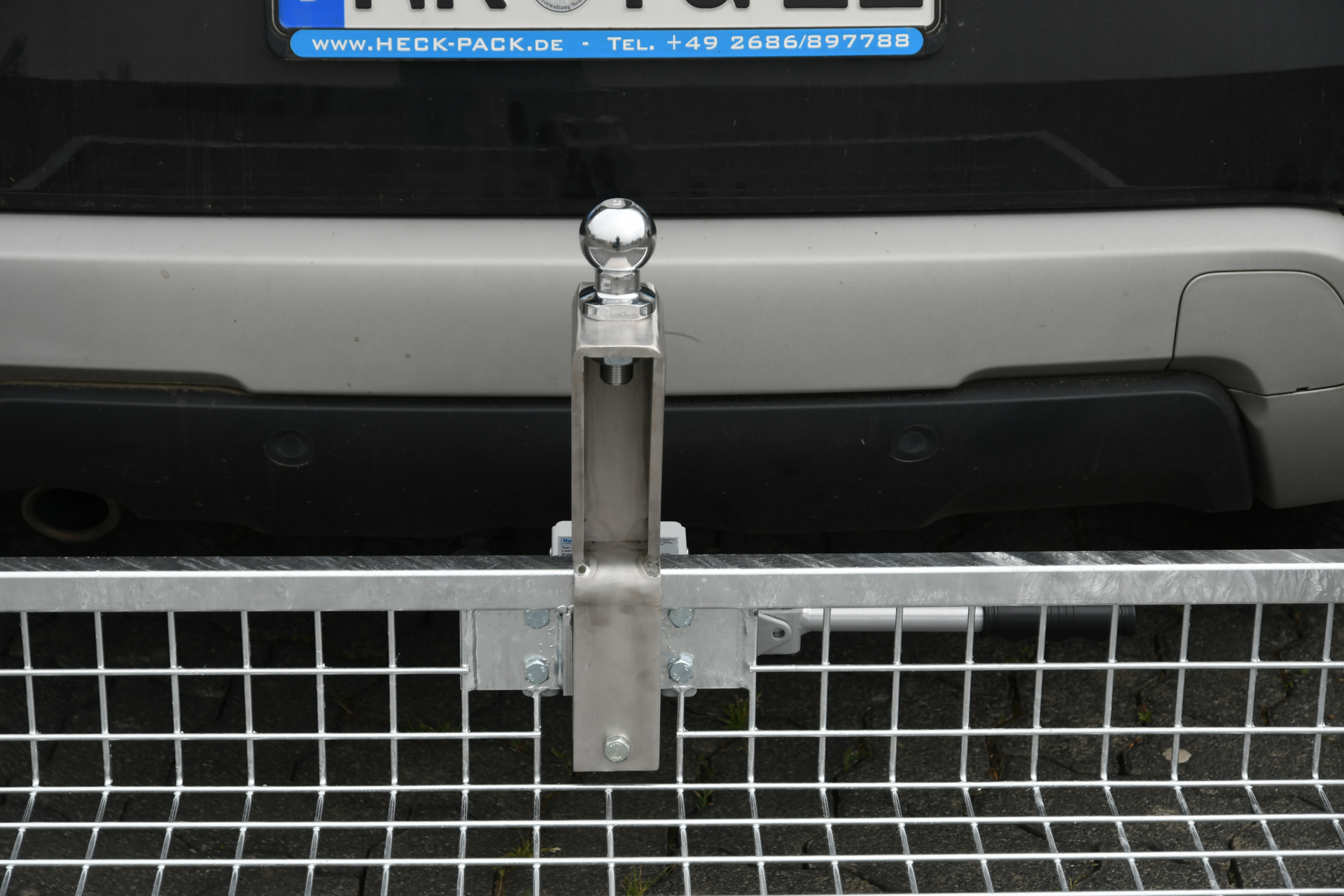 Halterung für Seilwinde, mit Kugelkopf, aufsteckbar, Edelstahl