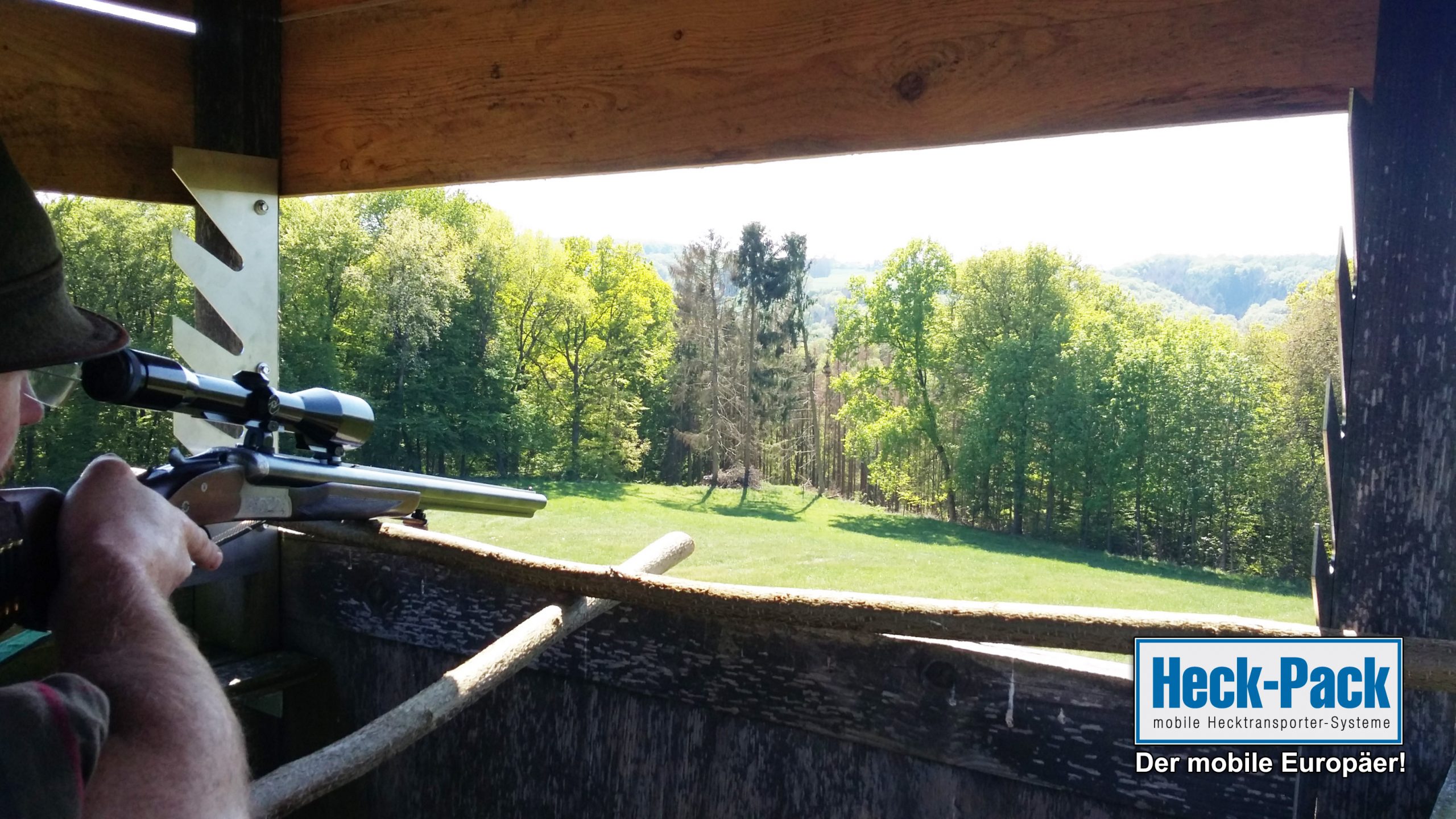 Gewehrauflage Modell "Bergjagd" aus Edelstahl