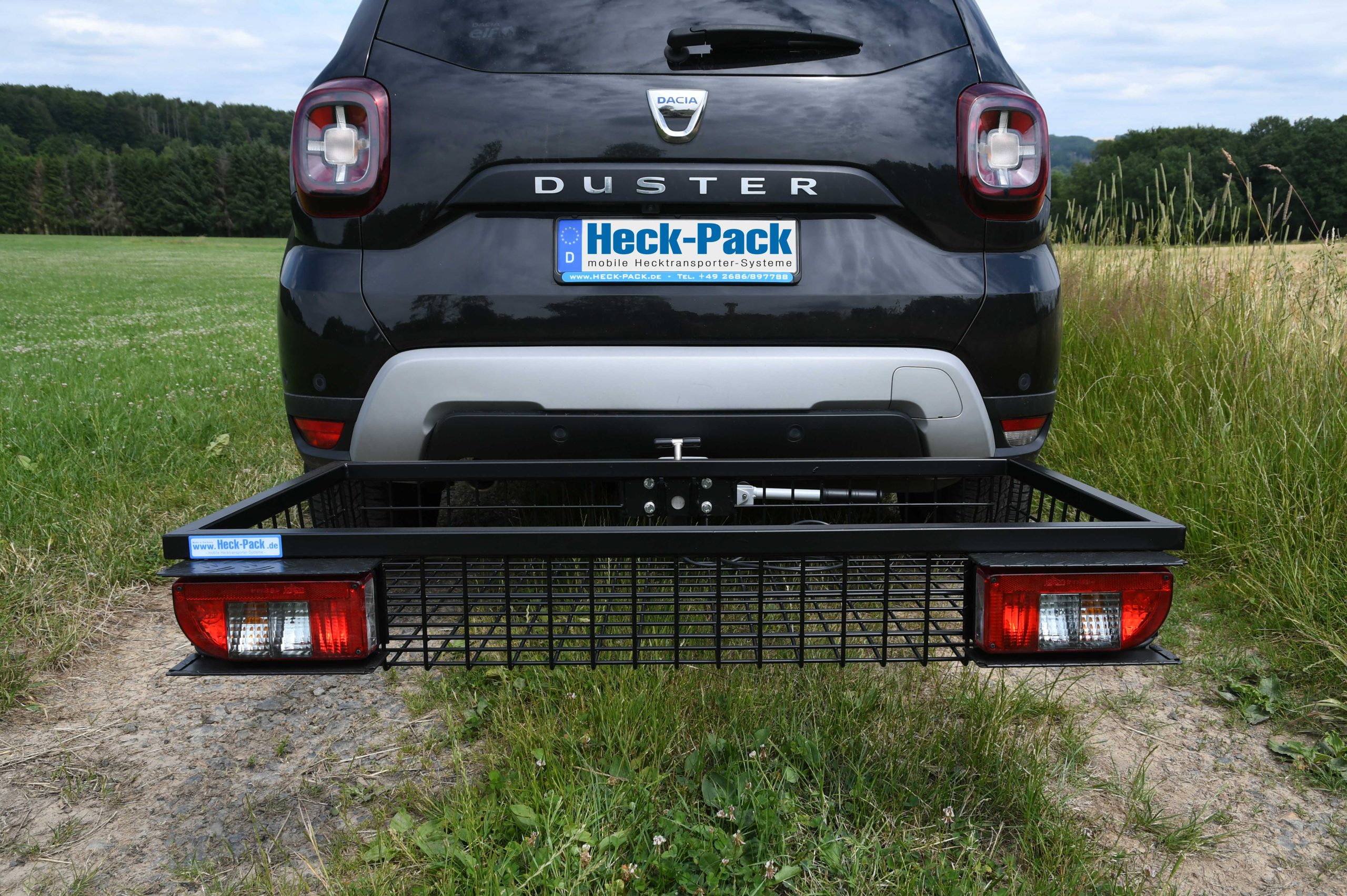 Beleuchtungssatz mit pulverbeschichteter Schutzeinrichtung, Schwarz, 13pol.