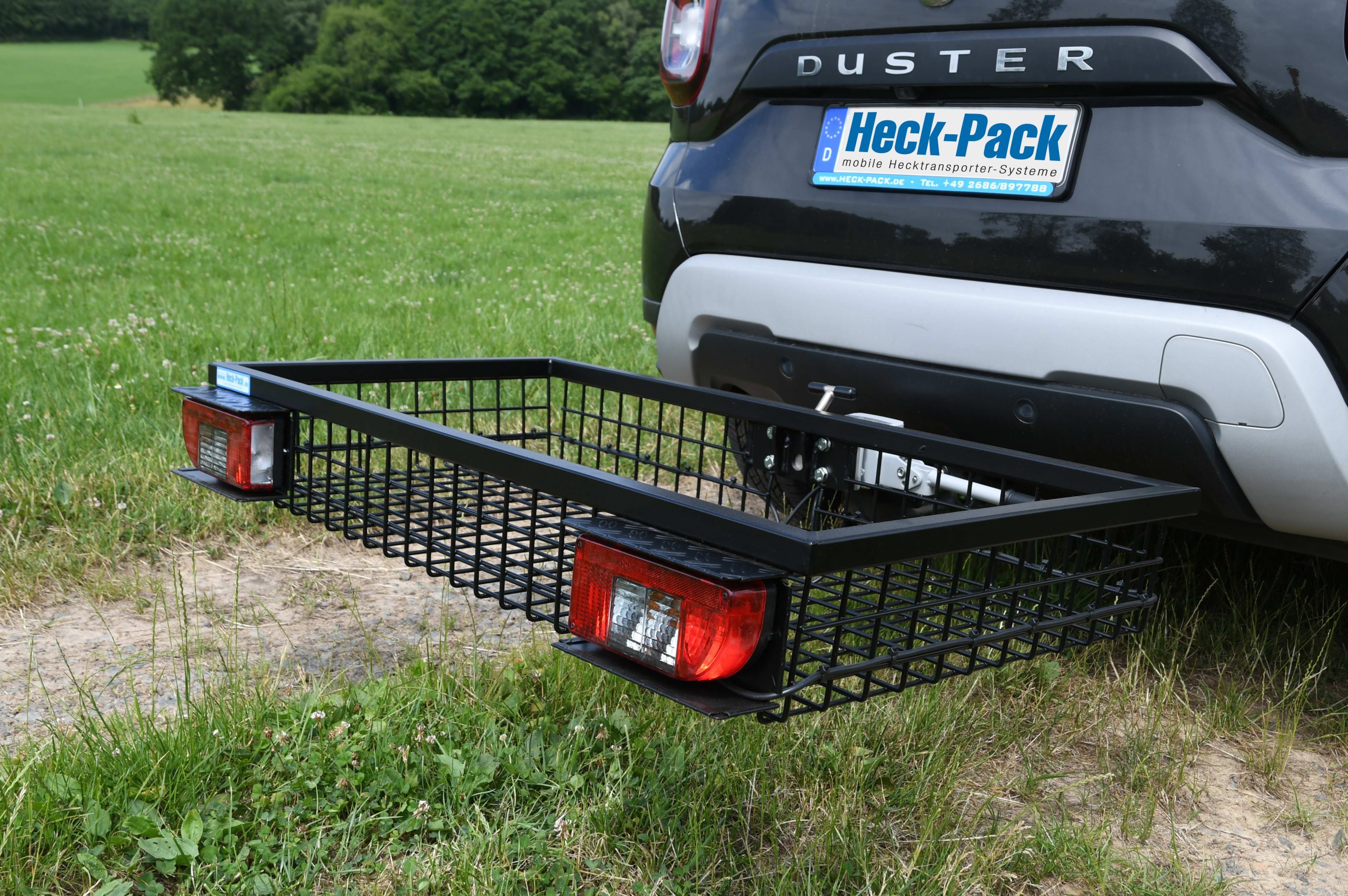 Beleuchtungssatz mit pulverbeschichteter Schutzeinrichtung, Schwarz, 13pol.