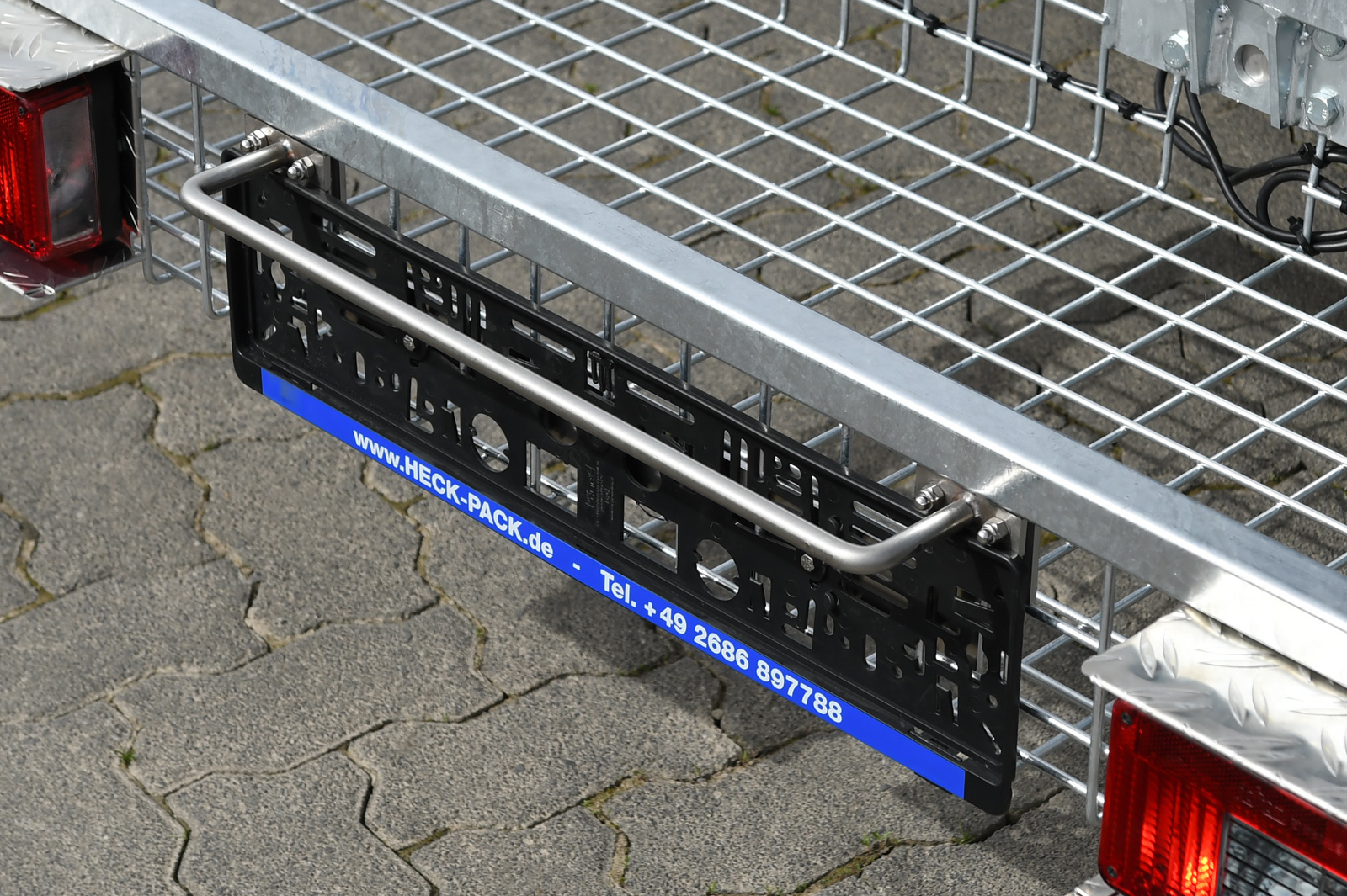 Hecktransporter Ergo-Hebegriff Edelstahl