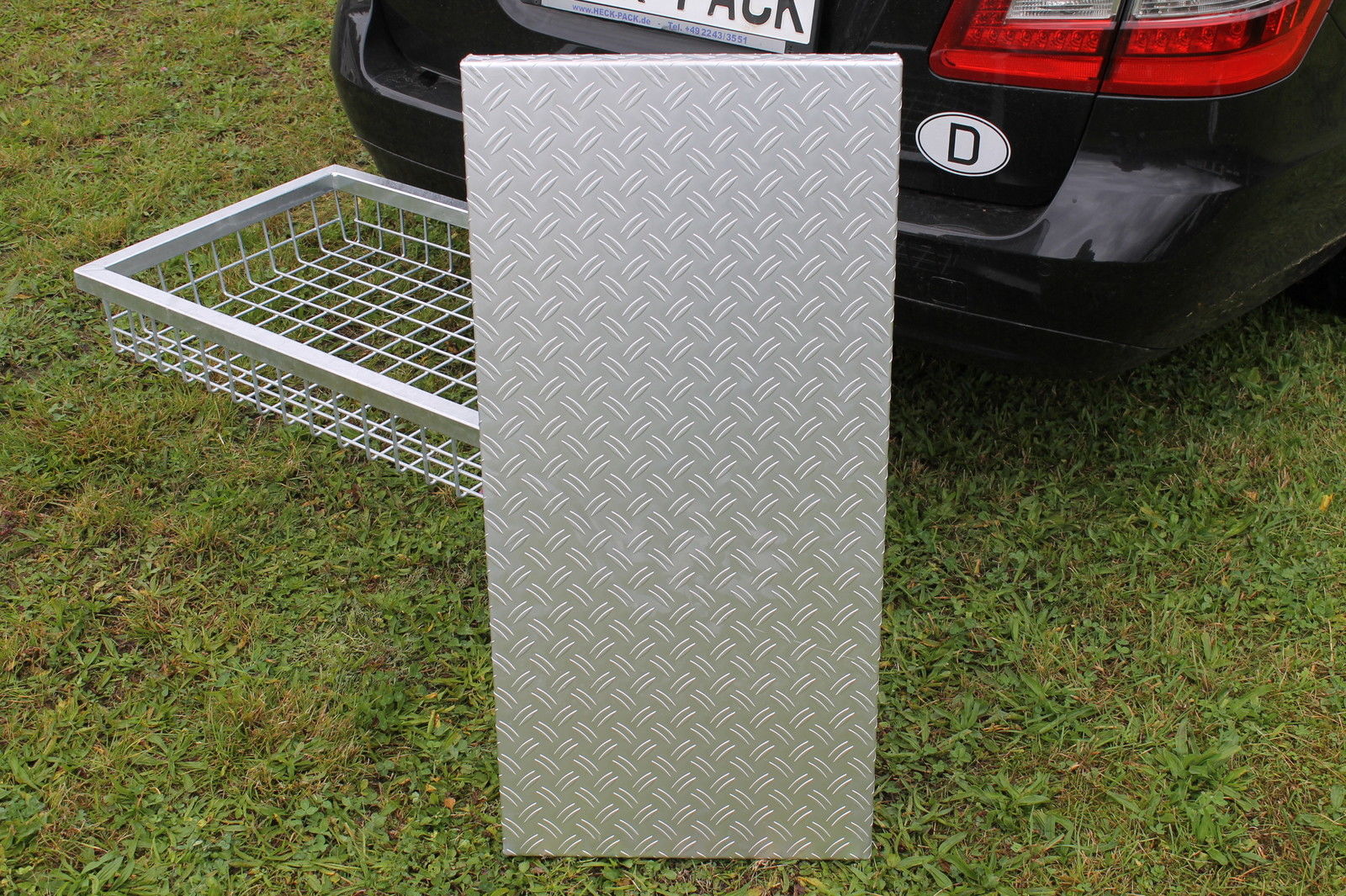 Bodenschweisswanne aus Aluminium 800x500 mm, nicht verschraubbar