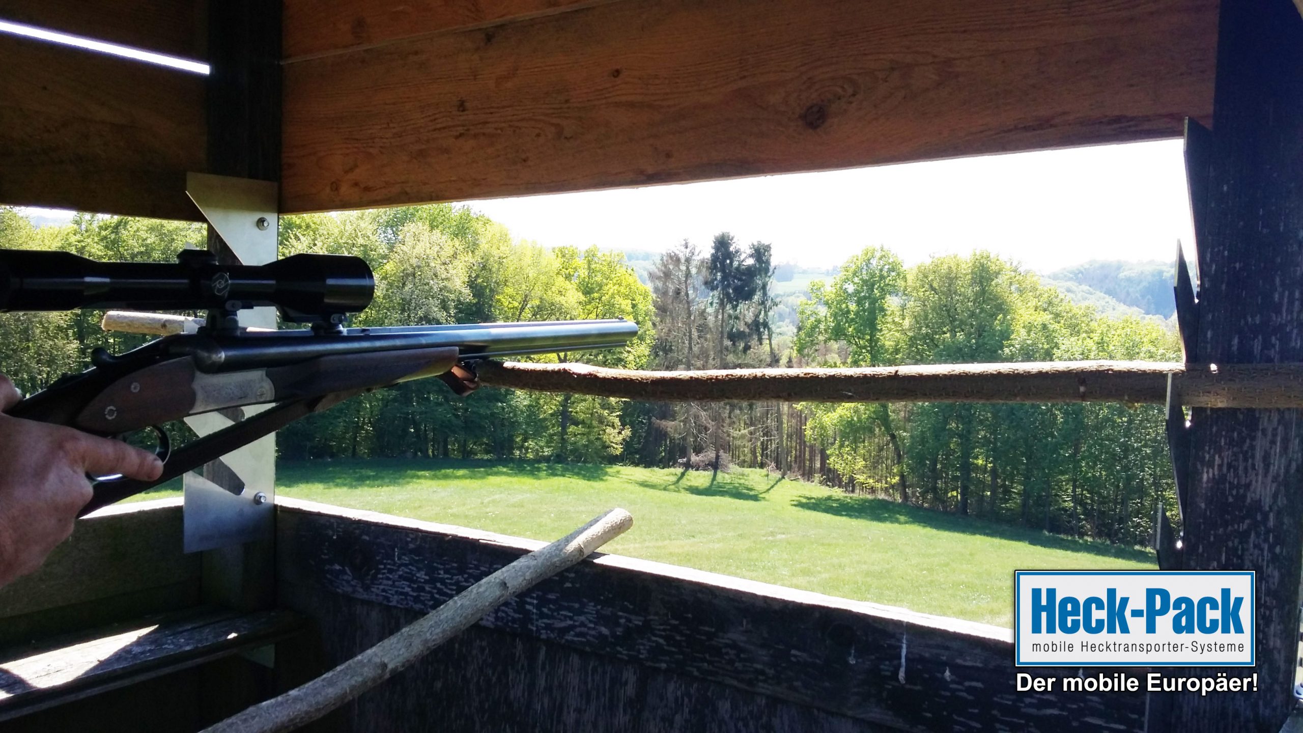 Gewehrauflage Modell "Bergjagd" aus Edelstahl