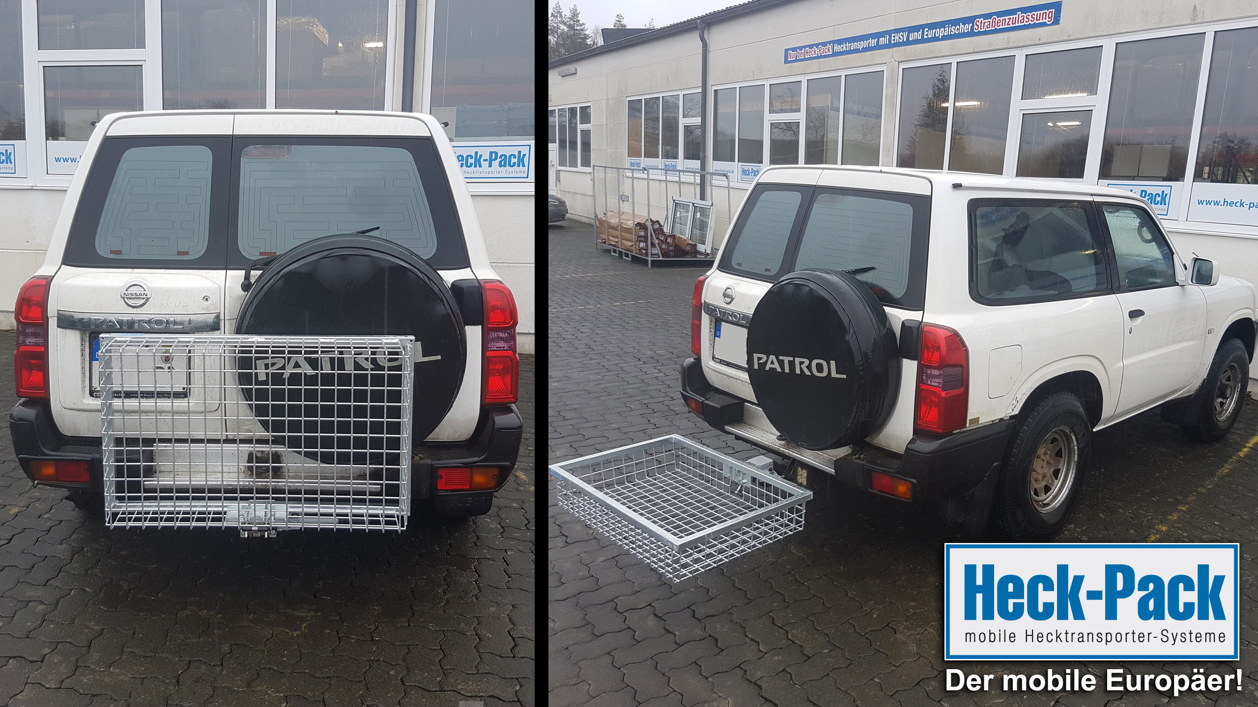 Hochklappvorrichtung für Hecktransporter, komplett aus Edelstahl