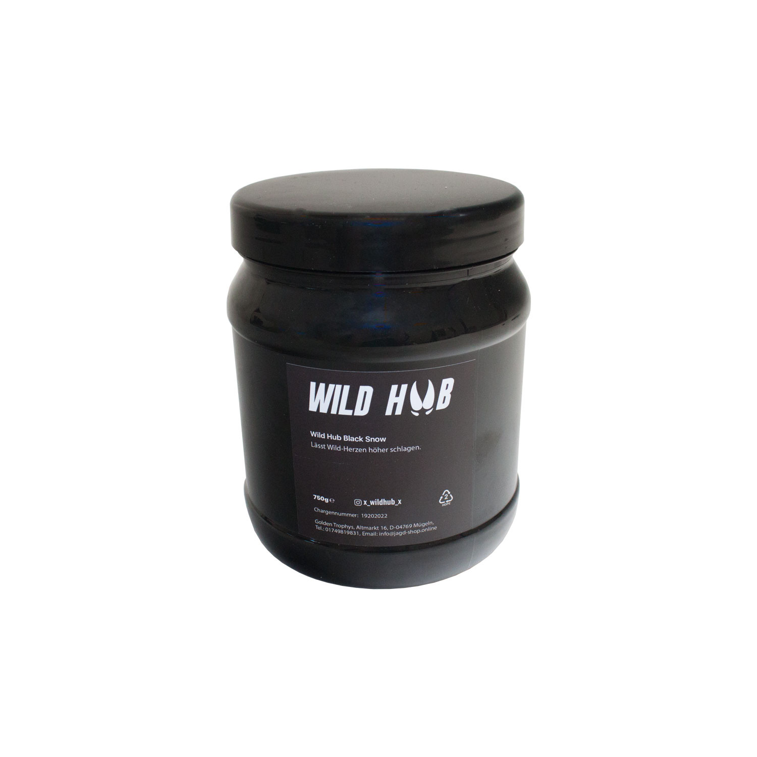 WILD HUB Black Snow Schwarzwild, Raubwild Lockmittel 750 Gr.