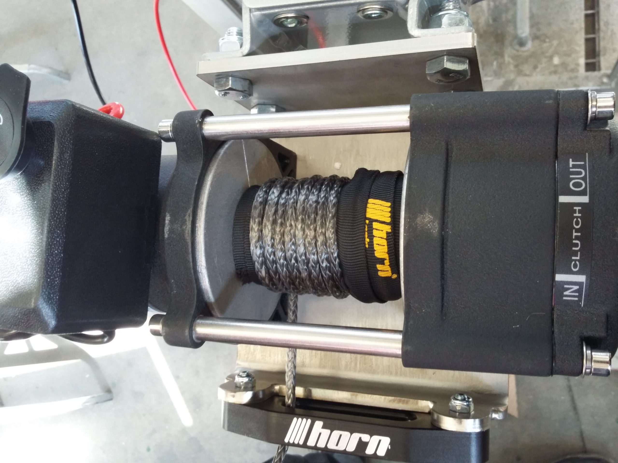 Seilwinde elektrisch Modell 3.5, Edelstahlseil, inkl. Schnellverschluss ohne Zubehör